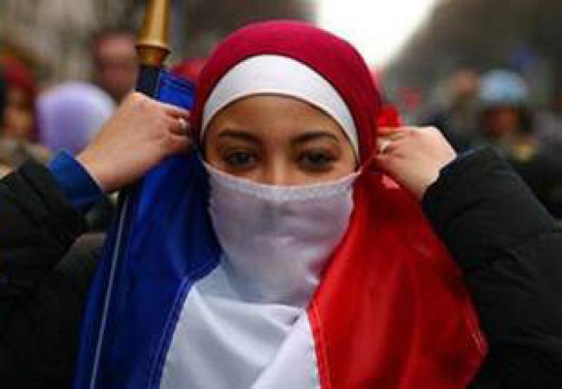 Woman with hijab