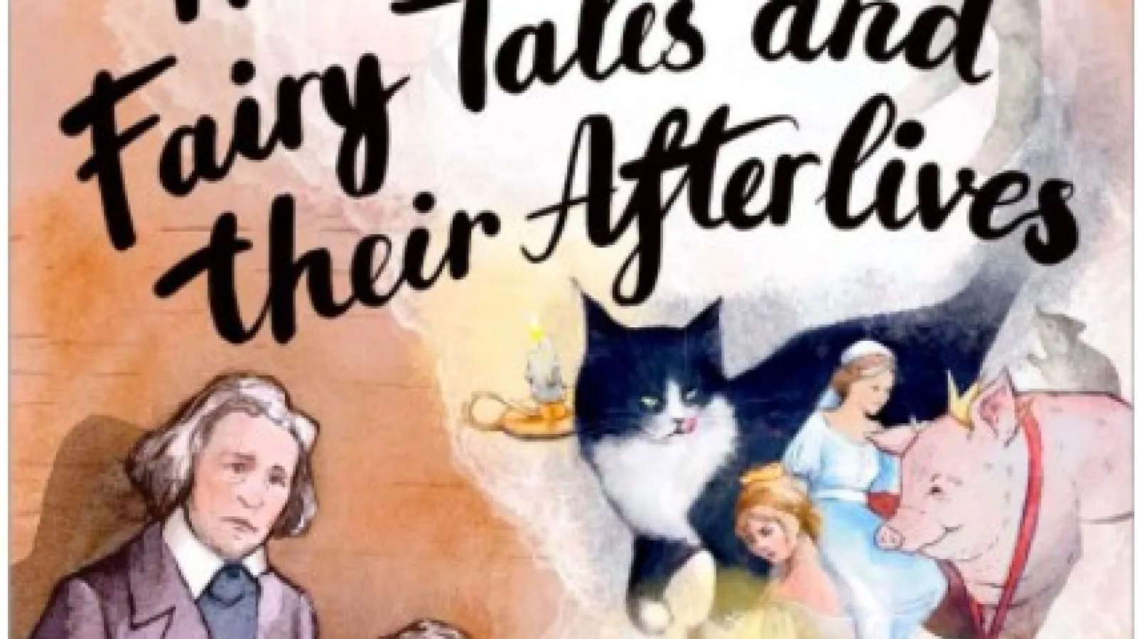A colorful poster of Grimm's Fairy Tales images