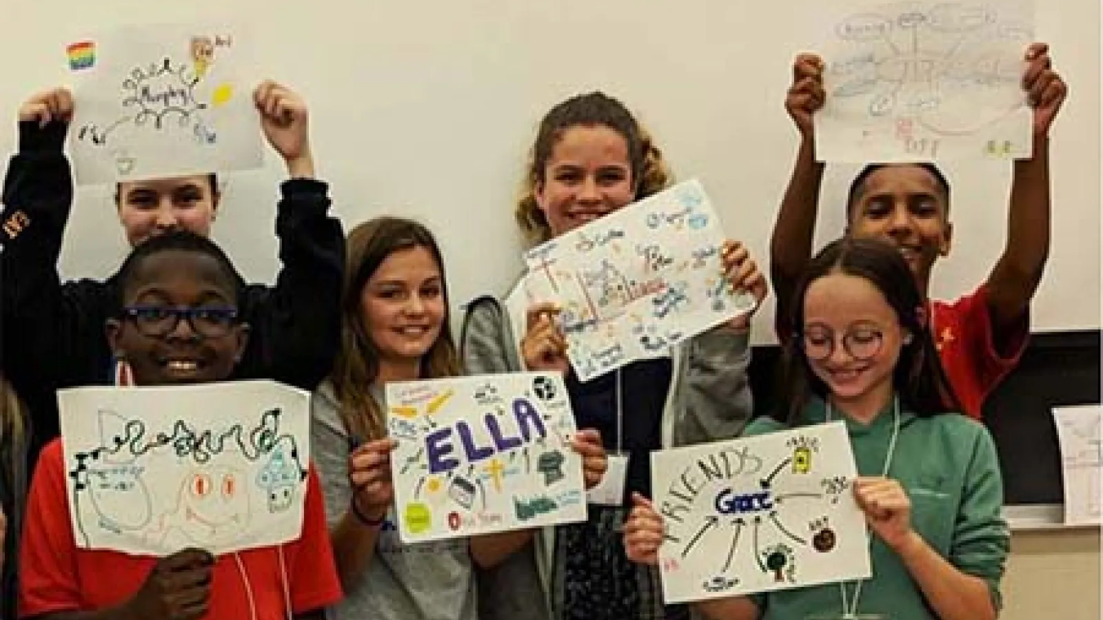 Global camp students