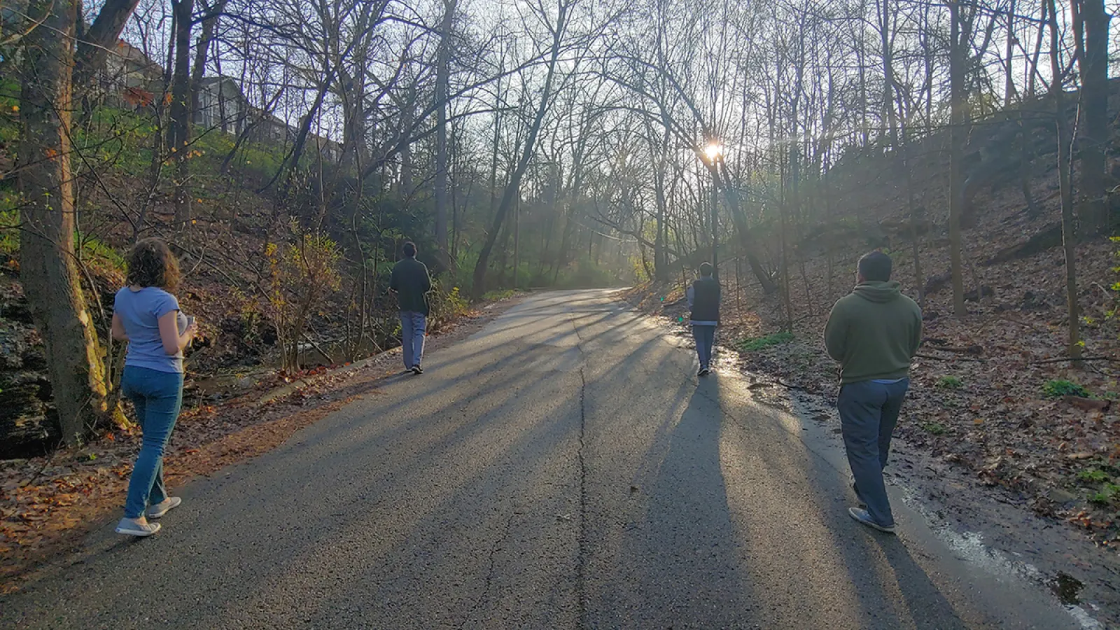 Social distance walk near Walhalla Ravine