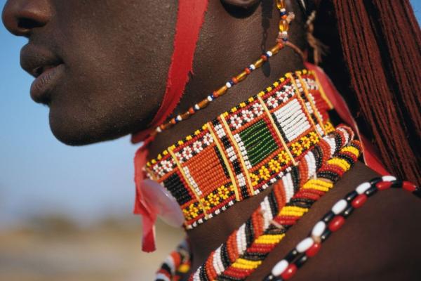 Maasai man close up