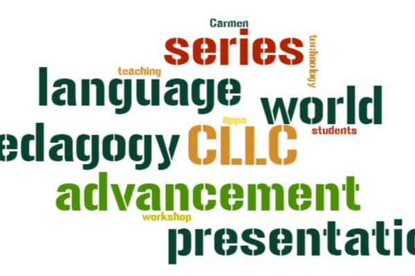 Colorful Wordle including all topics in these workshops