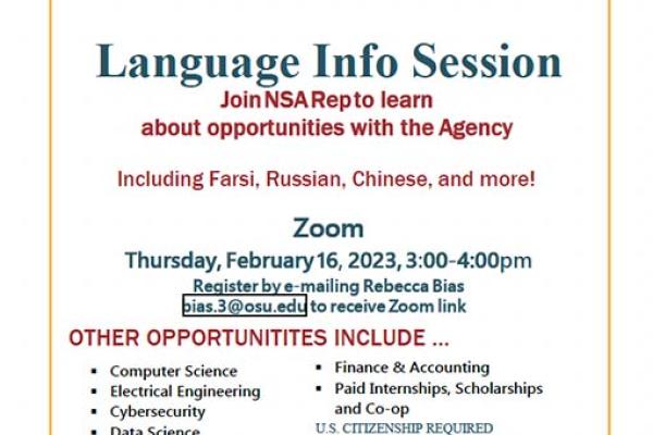 NSA Info session
