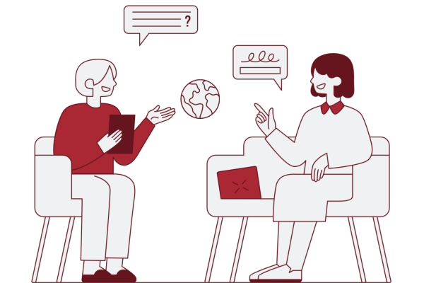 People talking