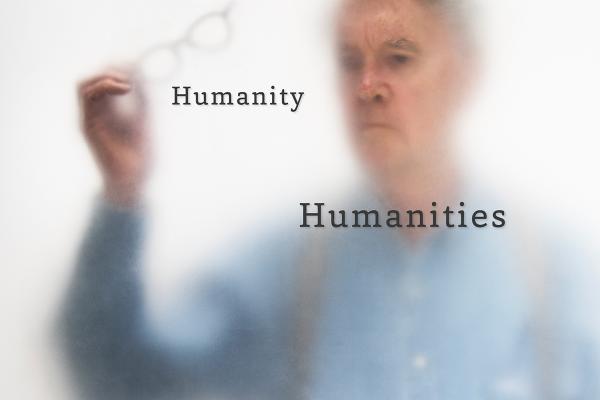 A portrait of Humanities Institute founder Chris Zacher