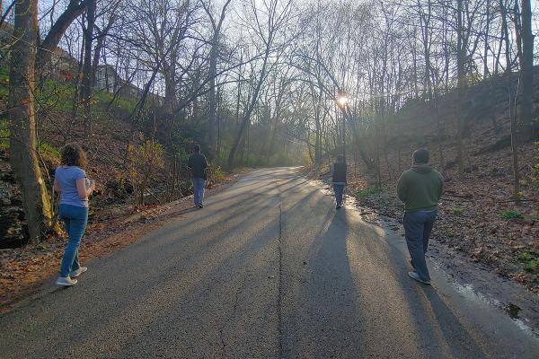 Social distance walk near Walhalla Ravine