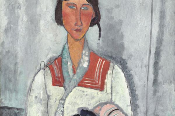Gypsy Woman with Baby - Modigliani