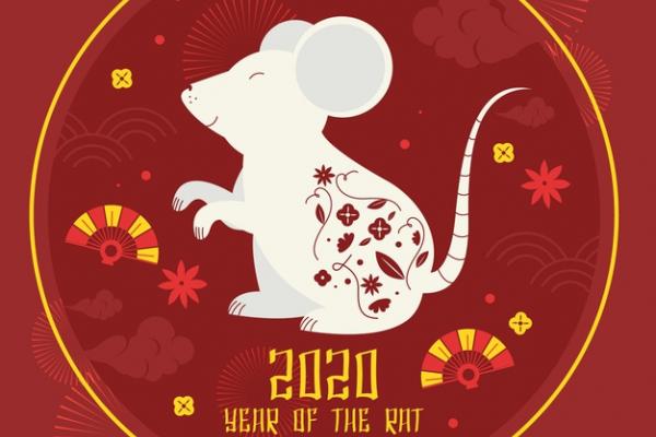 Year of the Rat image 2020 is the Year of the Rat in the Lunar New Year.