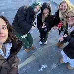 ASL students at Friendship Plaza