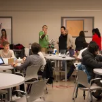 Students at the World Language Appathon