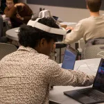 Students at the World Language Appathon