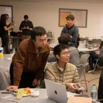Students at the World Language Appathon