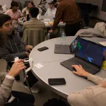 Students at the World Language Appathon