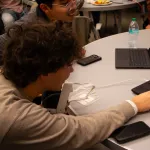 Students at the World Language Appathon