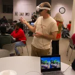 Students at the World Language Appathon