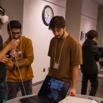 Students at the World Language Appathon