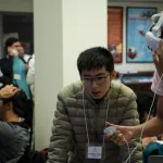 Students at the World Language Appathon