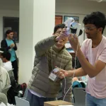 Students at the World Language Appathon