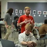 Students at the World Language Appathon