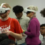 Students at the World Language Appathon