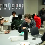 Students at the World Language Appathon