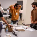 Students at the World Language Appathon