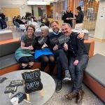 Faculty attend the World Language Welcome Party