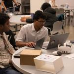 Students at the World Language Appathon