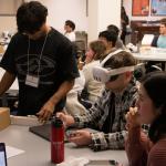 Students at the World Language Appathon