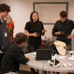 Students at the World Language Appathon