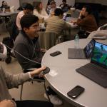 Students at the World Language Appathon