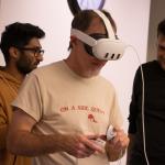 Students at the World Language Appathon