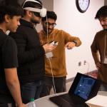 Students at the World Language Appathon