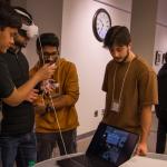 Students at the World Language Appathon