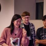 Students at the World Language Appathon