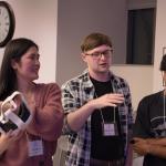 Students at the World Language Appathon