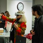 Students at the World Language Appathon