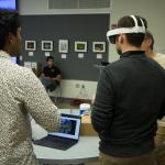 Students at the World Language Appathon