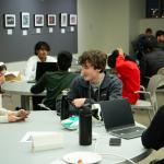 Students at the World Language Appathon