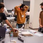 Students at the World Language Appathon